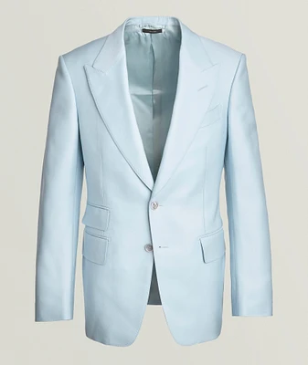 Shelton Wool-Silk Twill Sport Jacket
