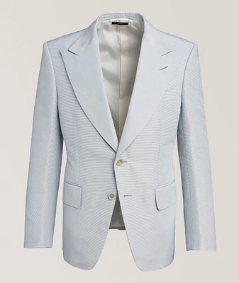Atticus Corded Silk Cocktail Jacket