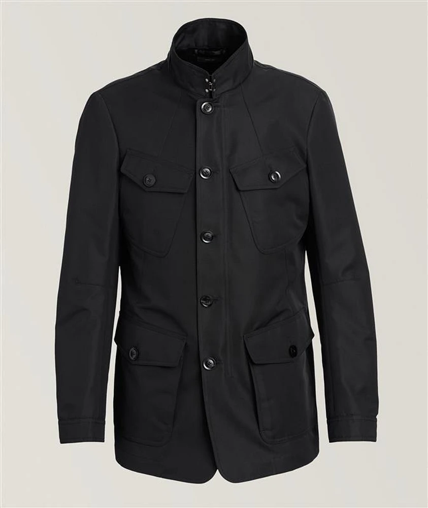 Compact Nylon Military Jacket