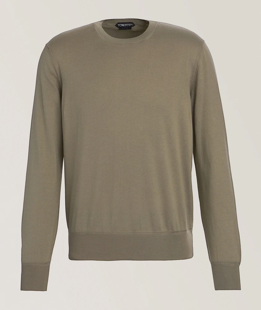 Pure Cotton Crewneck Sweater