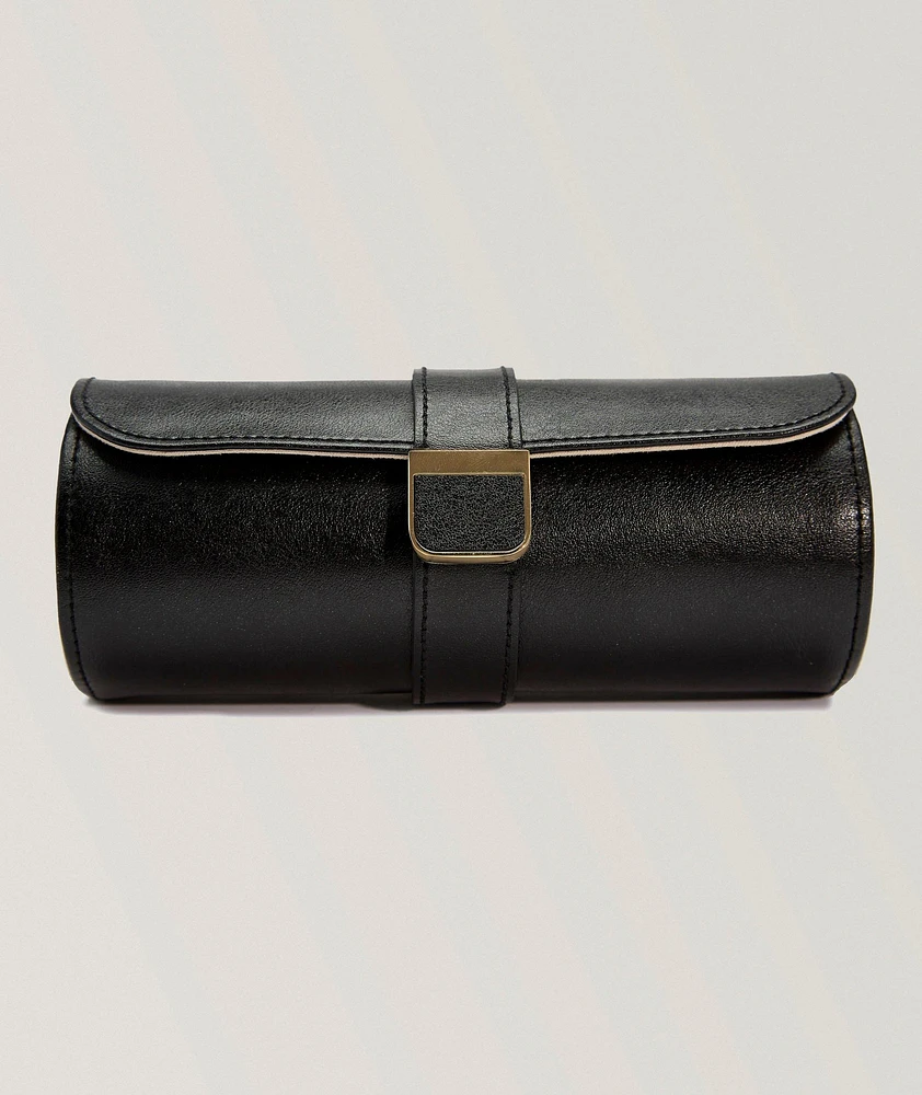 Palermo Double Watch Roll with Jewelry Pouch