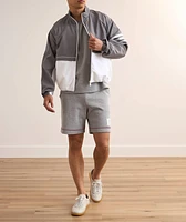 Striped-Trim Cotton Drawstring Shorts