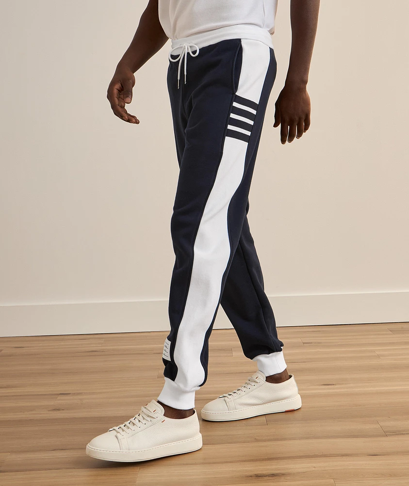 4-Bar Colourblock Loopback Sweatpants