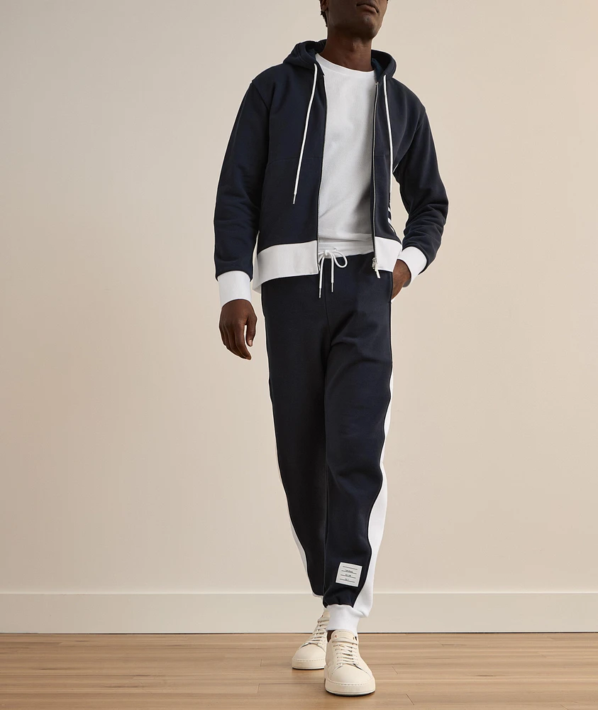 4-Bar Colourblock Loopback Sweatpants