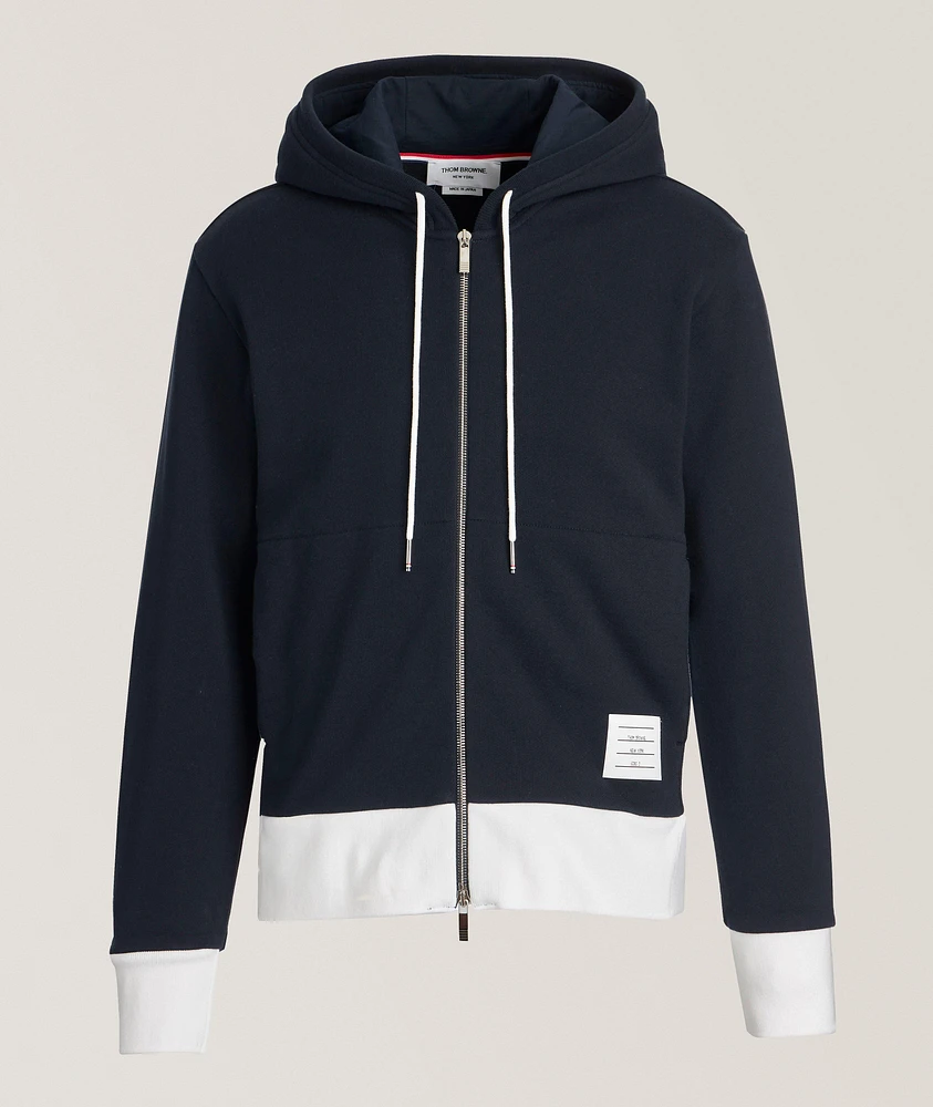 Colourblock Loopback Hooded Sweater