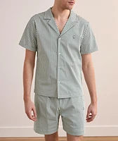 Pinstripe Camp Shirt