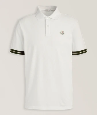 Contrast Tipped Sleeve Piqué Polo
