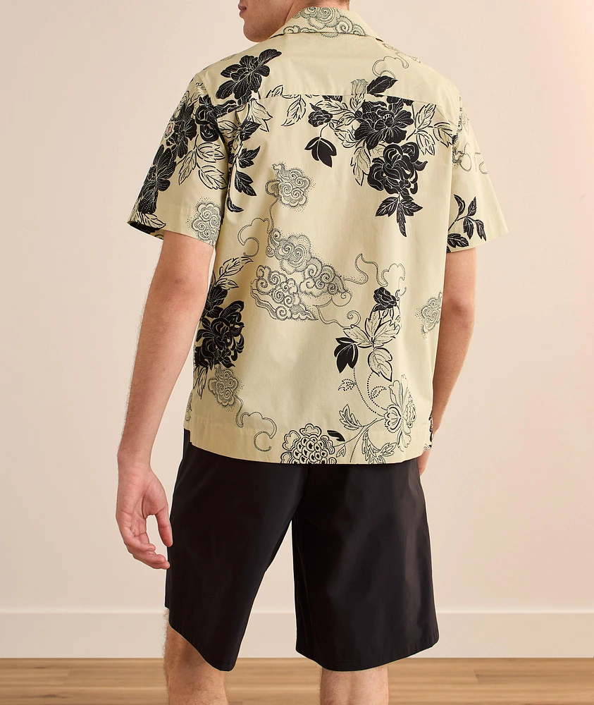 Floral Cotton Camp Shirt