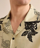 Floral Cotton Camp Shirt
