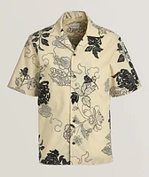 Floral Cotton Camp Shirt