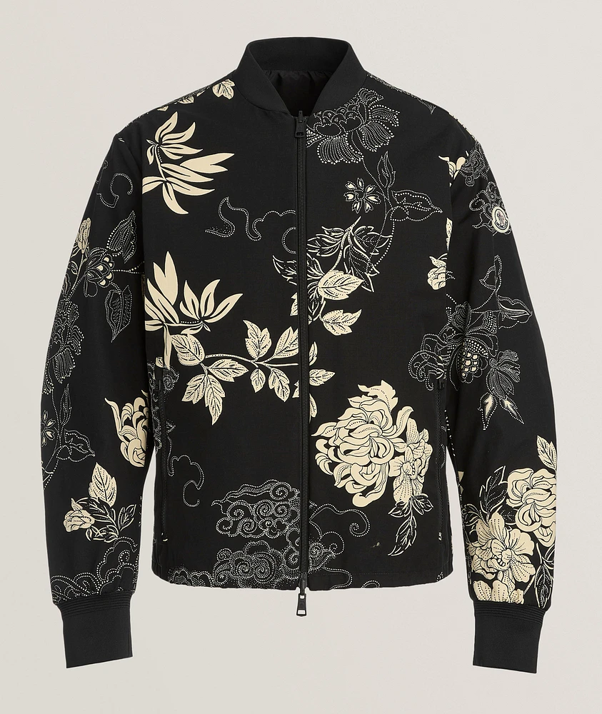 Vandea Reversible Floral Bomber Jacket