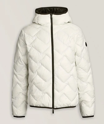 Bimont Zig-Zag Quilted Down Puffer Jacket