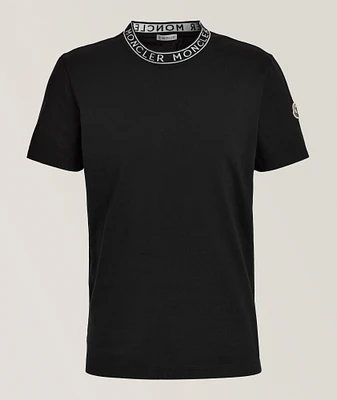 Logo Neck Cotton T-Shirt