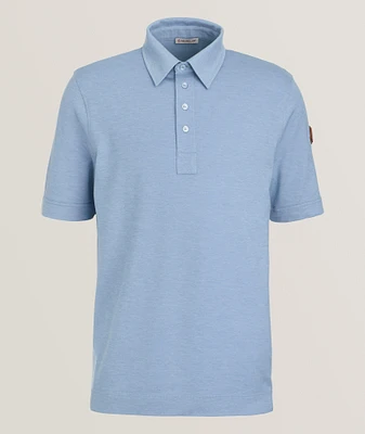 Logo Patch Cotton-Lyocell Polo