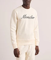 Embroidered Cursive Logo Sweatshirt