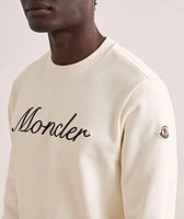 Embroidered Cursive Logo Sweatshirt