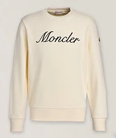 Embroidered Cursive Logo Sweatshirt