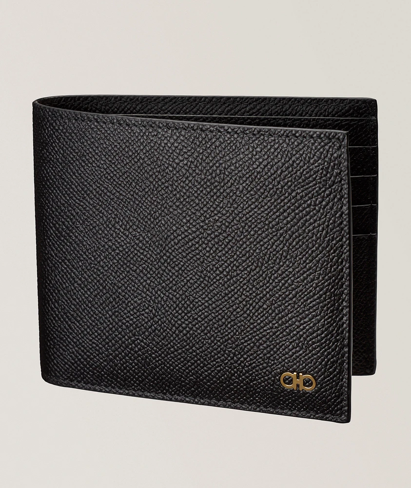 Micro-Gancio Leather Bifold Wallet