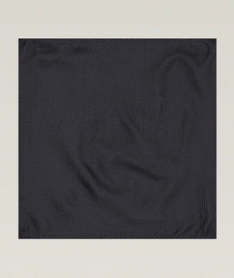 Jacquard Micro-Motif Silk Pocket Square