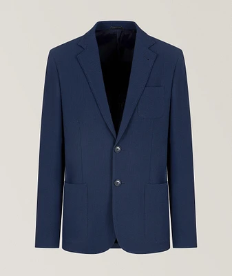 Upton Line Seersucker Virgin Wool Sport Jacket
