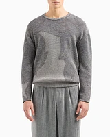 Jacquard Cotton-Cashmere Blend Sweater
