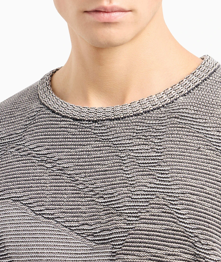 Jacquard Cotton-Cashmere Blend Sweater