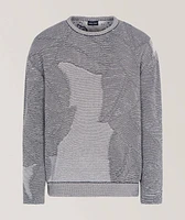 Jacquard Cotton-Cashmere Blend Sweater