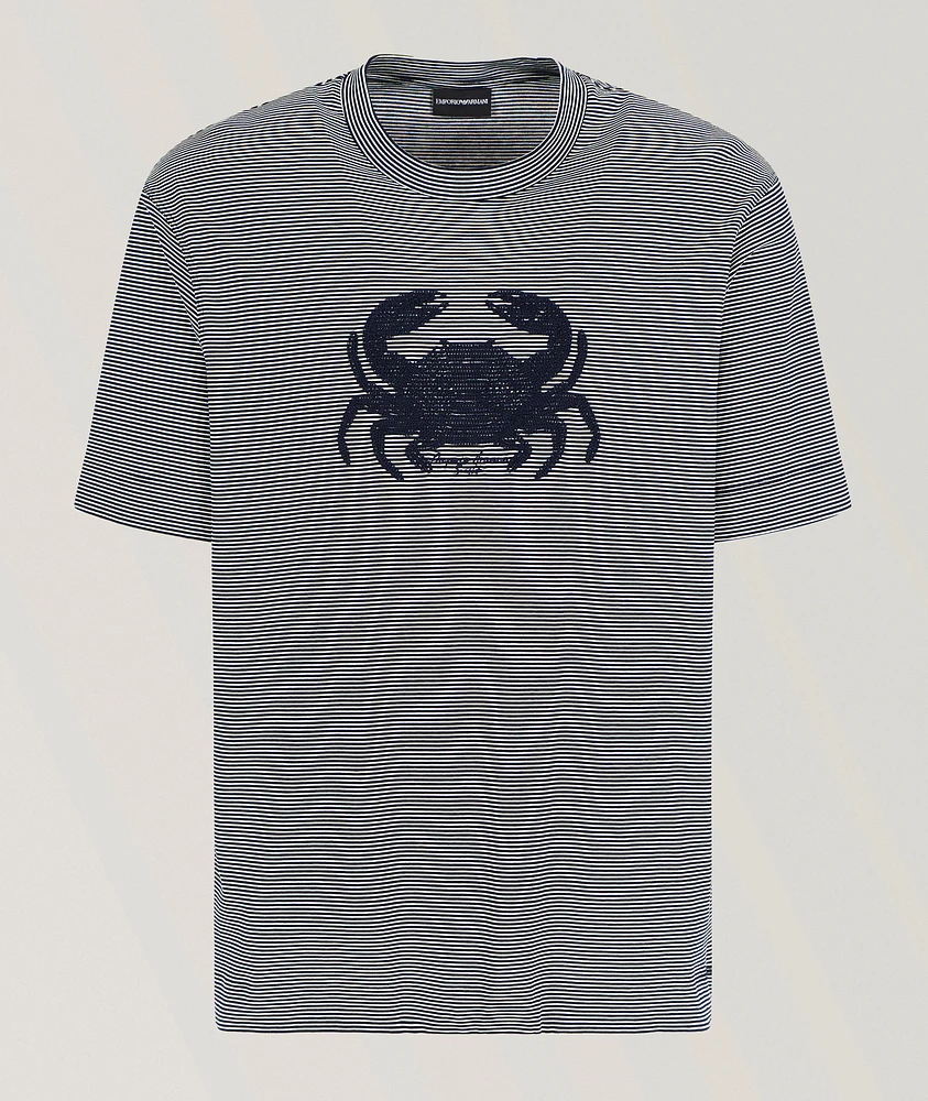 Milleraies Cotton Jacquard Jersey T-Shirt