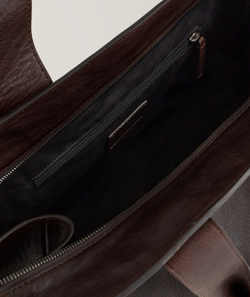 Smooth Leather Duffel Bag