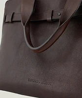 Smooth Leather Duffel Bag