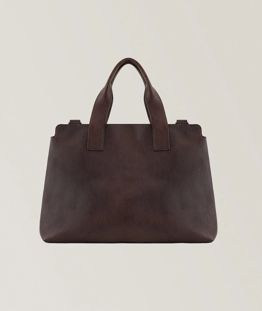 Smooth Leather Duffel Bag