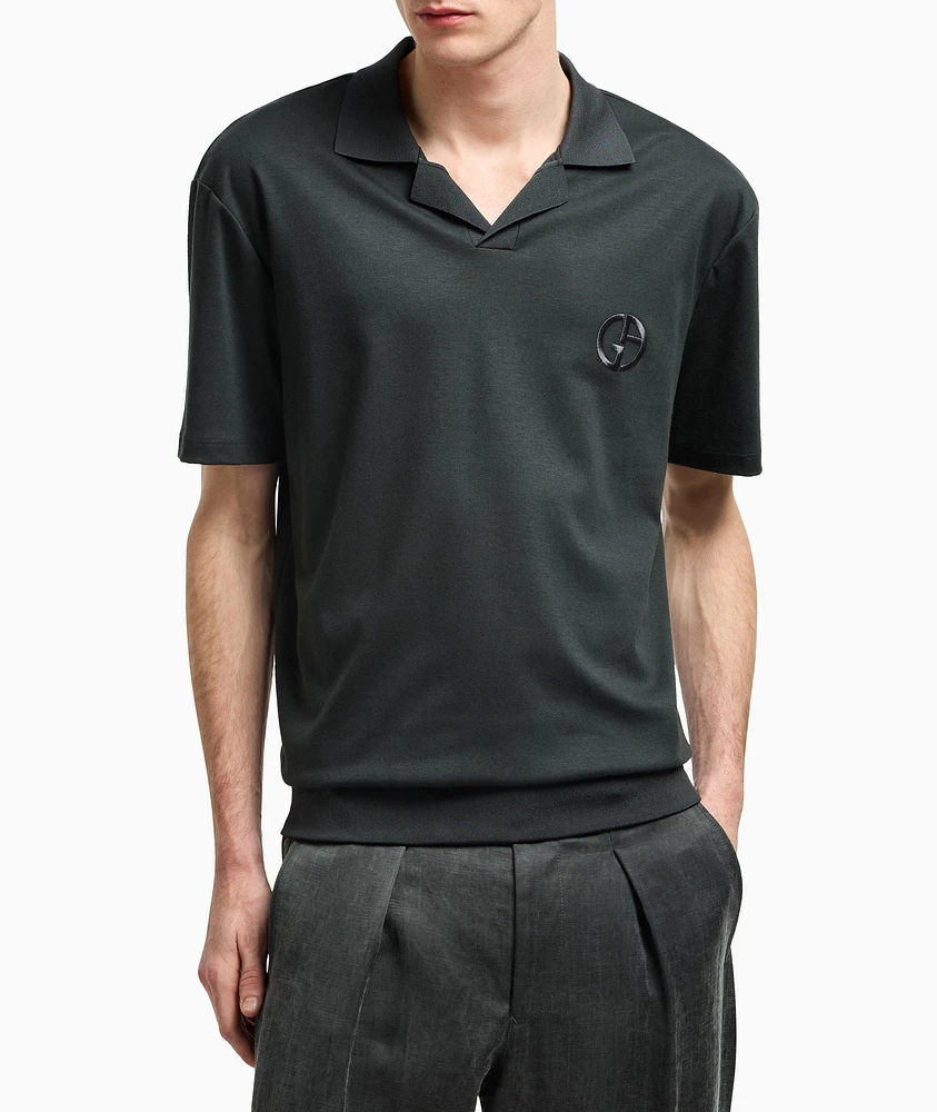Logo Cotton-Cashmere Polo