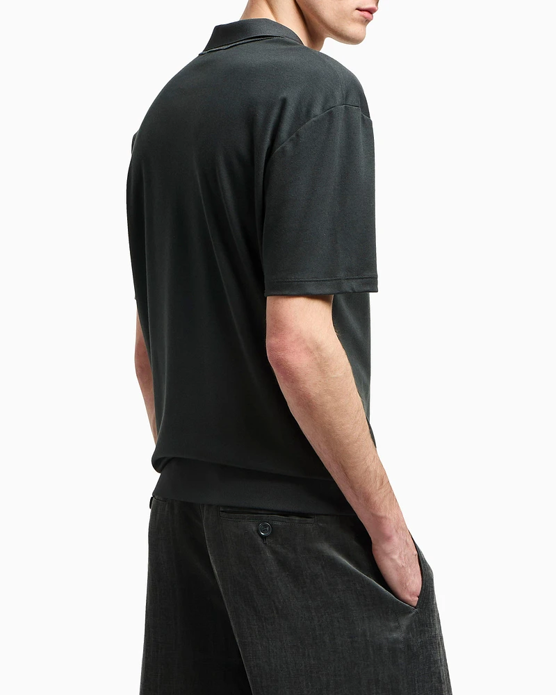 Logo Cotton-Cashmere Polo