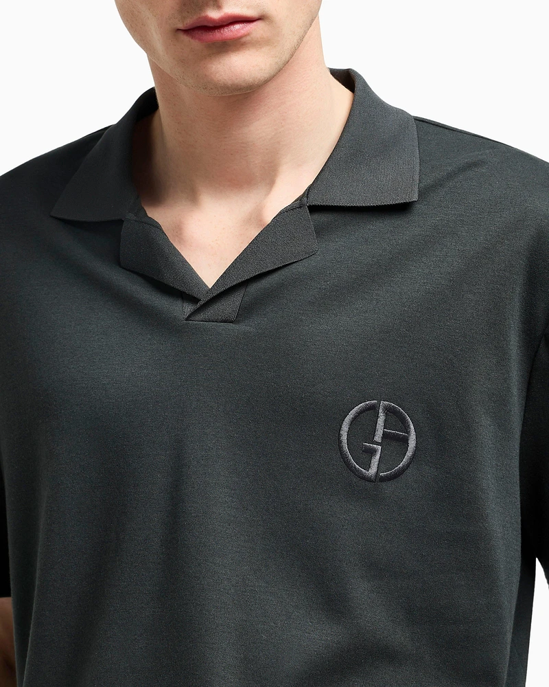 Logo Cotton-Cashmere Polo