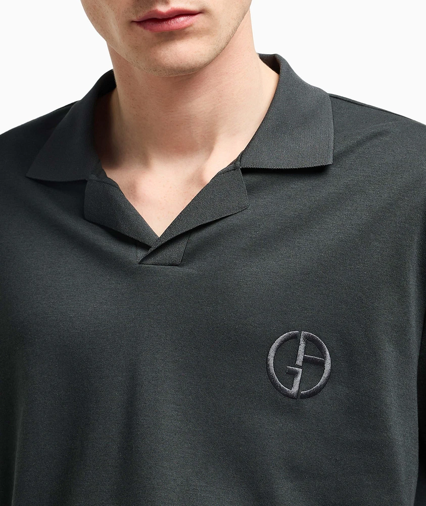 Logo Cotton-Cashmere Polo