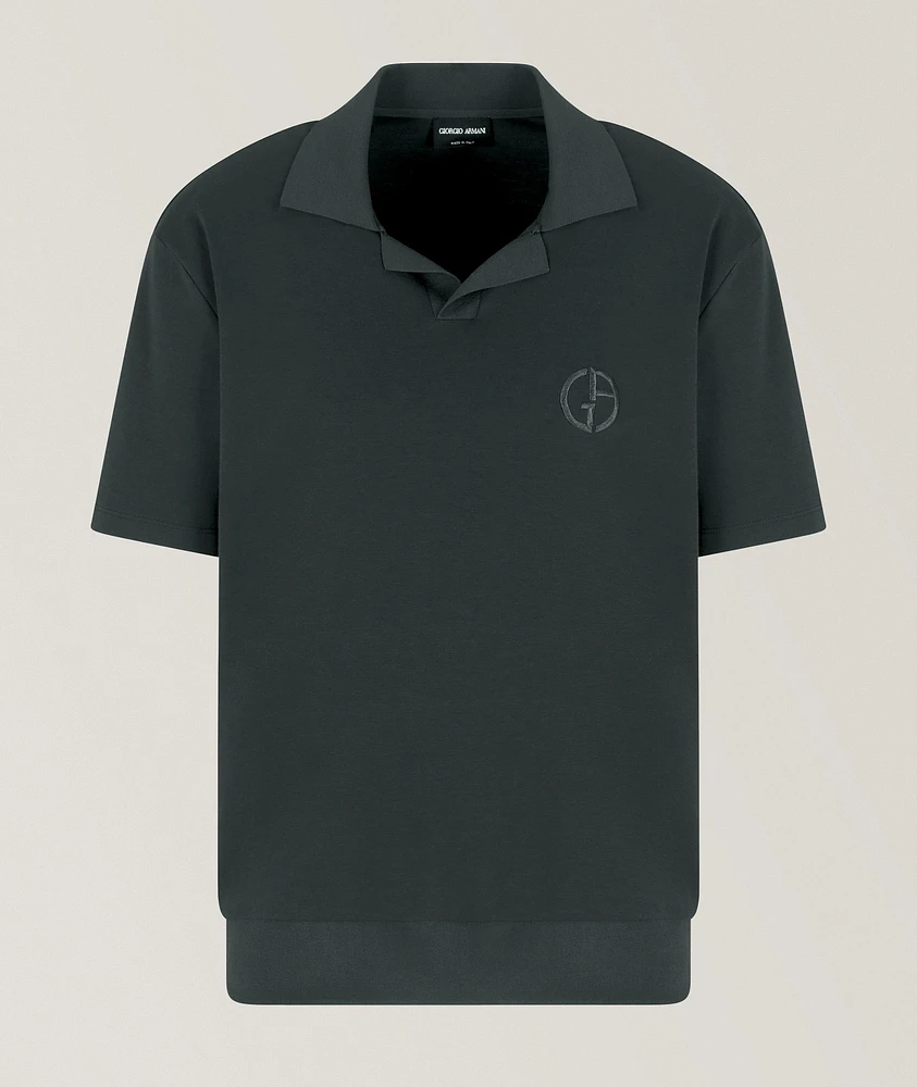 Logo Cotton-Cashmere Polo
