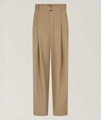 Superfine Tropical Wool Pleated Dress Pants