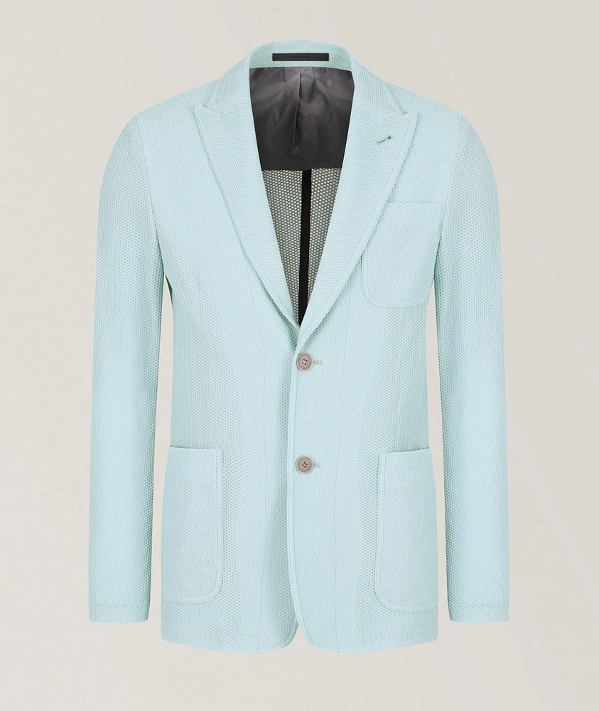 Waffle Single-Breasted Sport Jacket