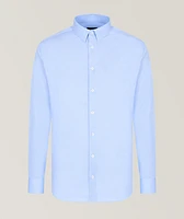 Slim-Fit Cotton Jersey Dress Shirt