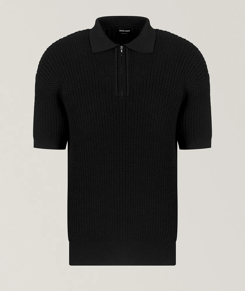 Fisherman's Rib-Stitch Polo