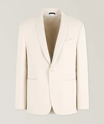 Silk-Blend Single-Breasted Sport Jacket