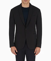 Shawl Collar Silk-Blend Sport Jacket