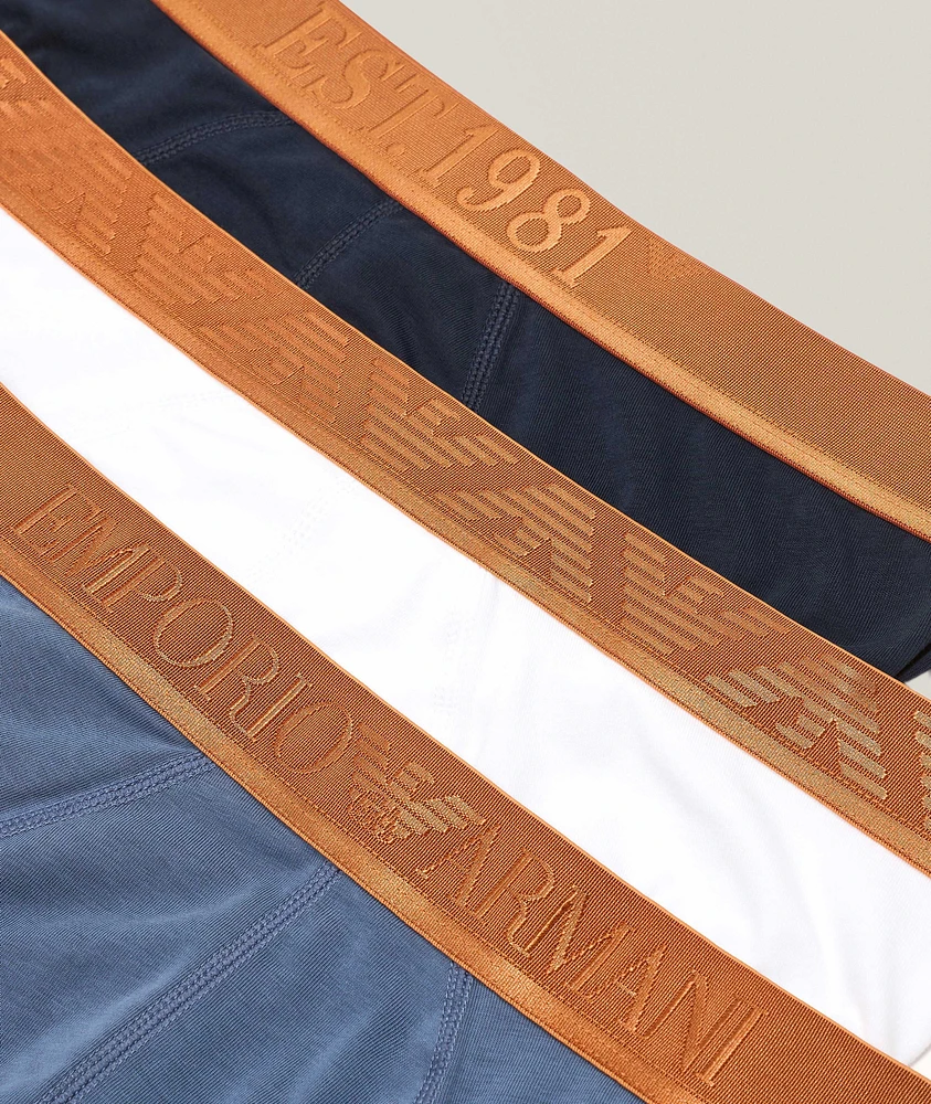 Three-Pack Stretch-Cotton Briefs