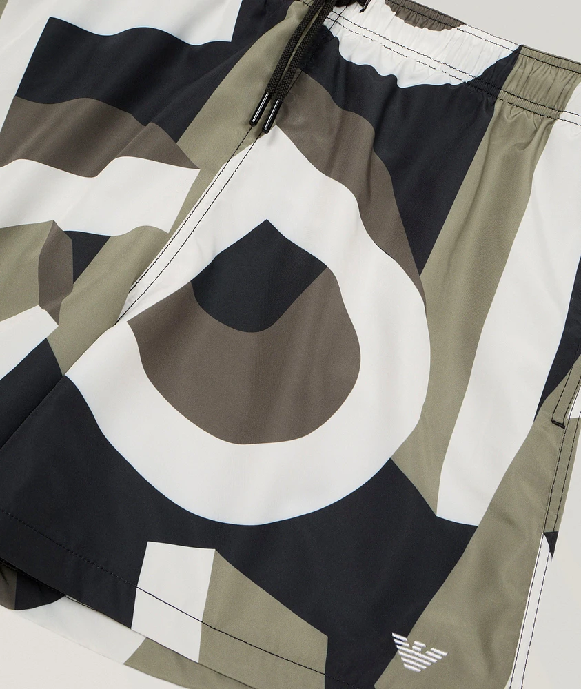 Block Letter Logo Swim Shorts