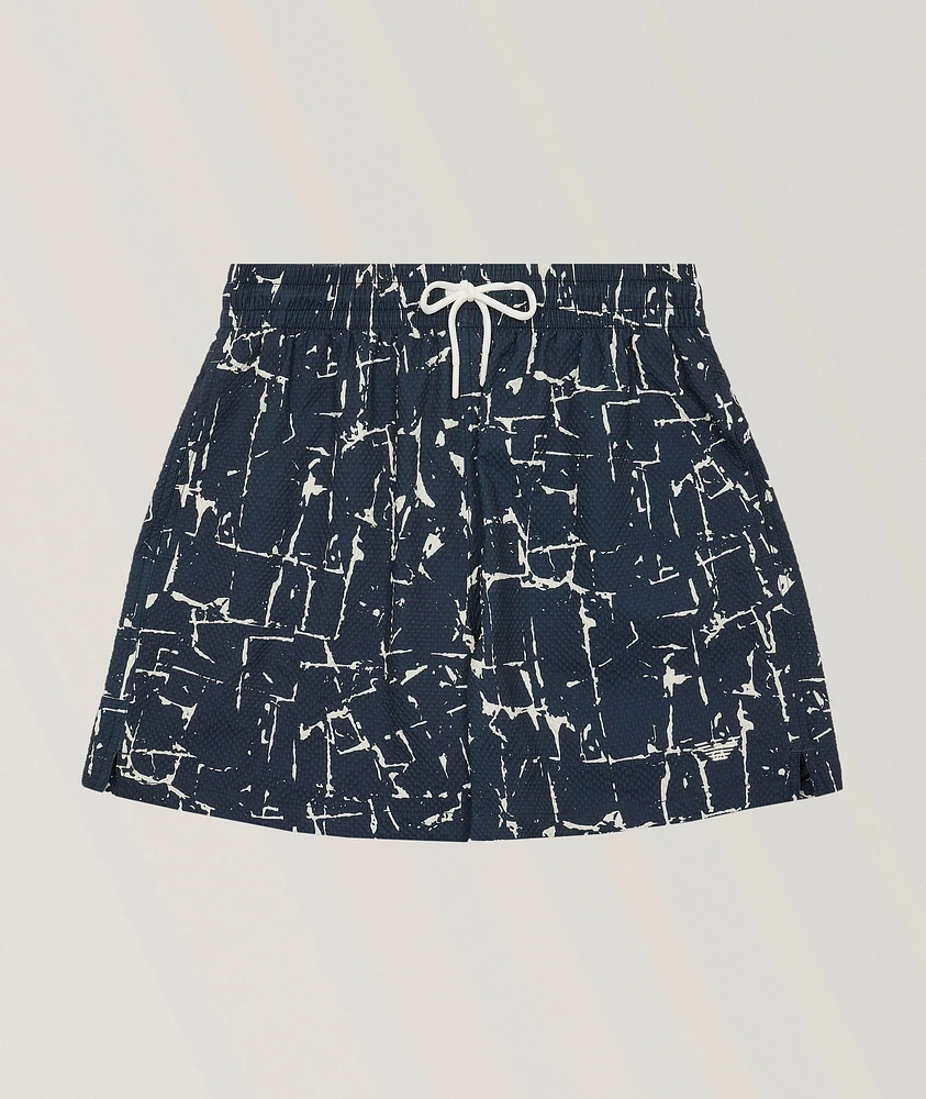 Abstract Swim Shorts