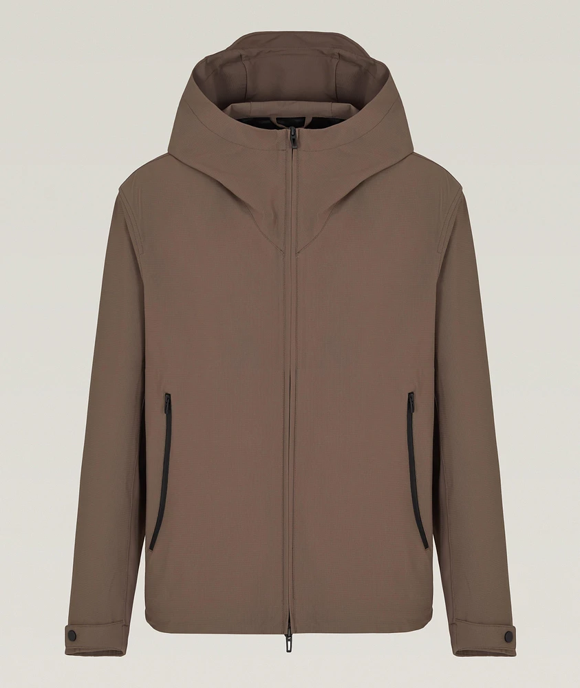Travel Essentials Water-Repellent Hooded Blouson