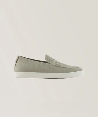 Chevron Jacquard Loafers