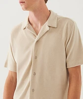 Terry Cotton Camp Shirt