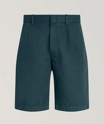 Cotton-Linen Chino Shorts