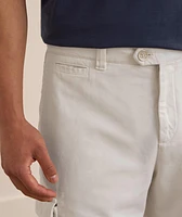 Garment-Dyed Cotton Bermuda Shorts